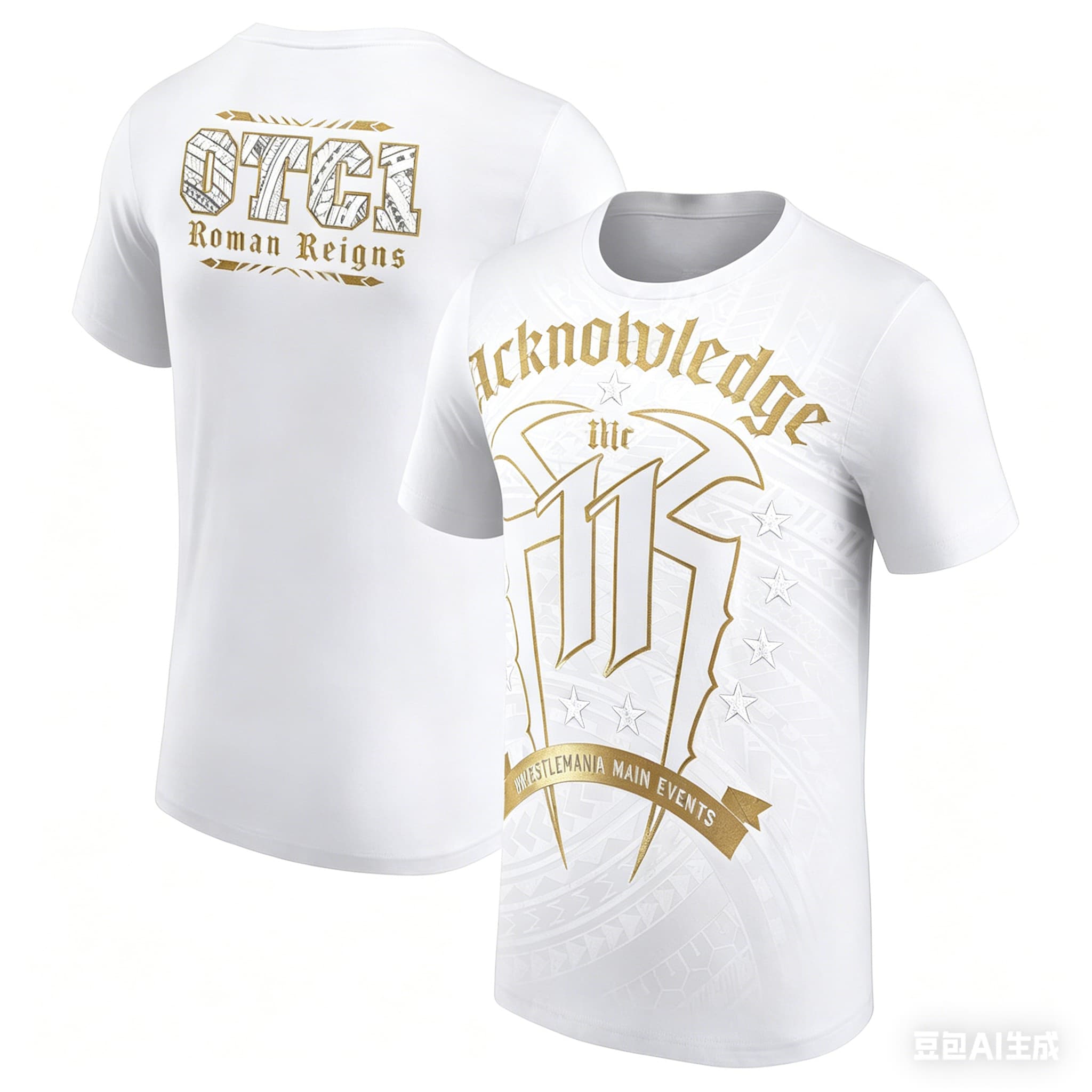 Summer Reign Clothing - เสื้อยืดโอเวอร์ไซส์ลำลองสำหรับผู้ชาย รุ่นใหม่ปี 2026 Roman Reigns ระบายอากาศได้ดี
