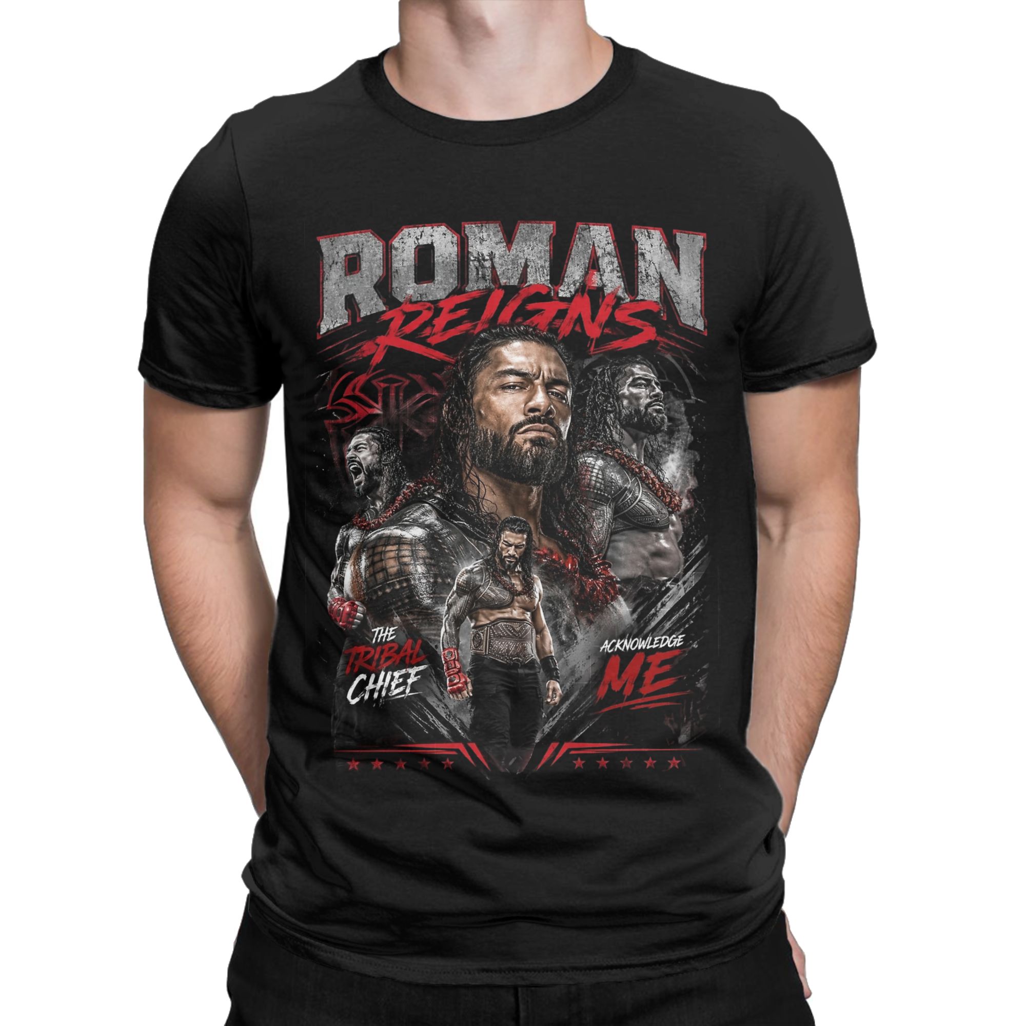 Summer Reign Clothing - โรแมนส์ ไรน์ส ไทรบัล ชีฟเสื้อยืดผู้ชายผ้าฝ้าย 100% เสื้อยืดวินเทจเสื้อยืดคอกลมเสื้อแขนสั้นเสื้อผ้าไอเดียของขวัญ
