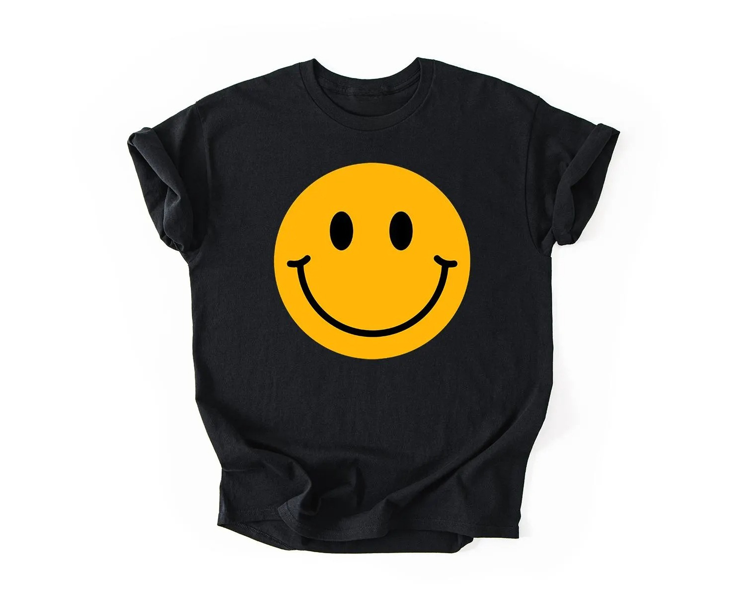 Summer Clothing Vibes - เสื้อยืดลายหน้ายิ้ม, เสื้อหน้ายิ้ม, เสื้อยืดลาย Positive Vibes, กราฟิกสไตล์มินิมอล,