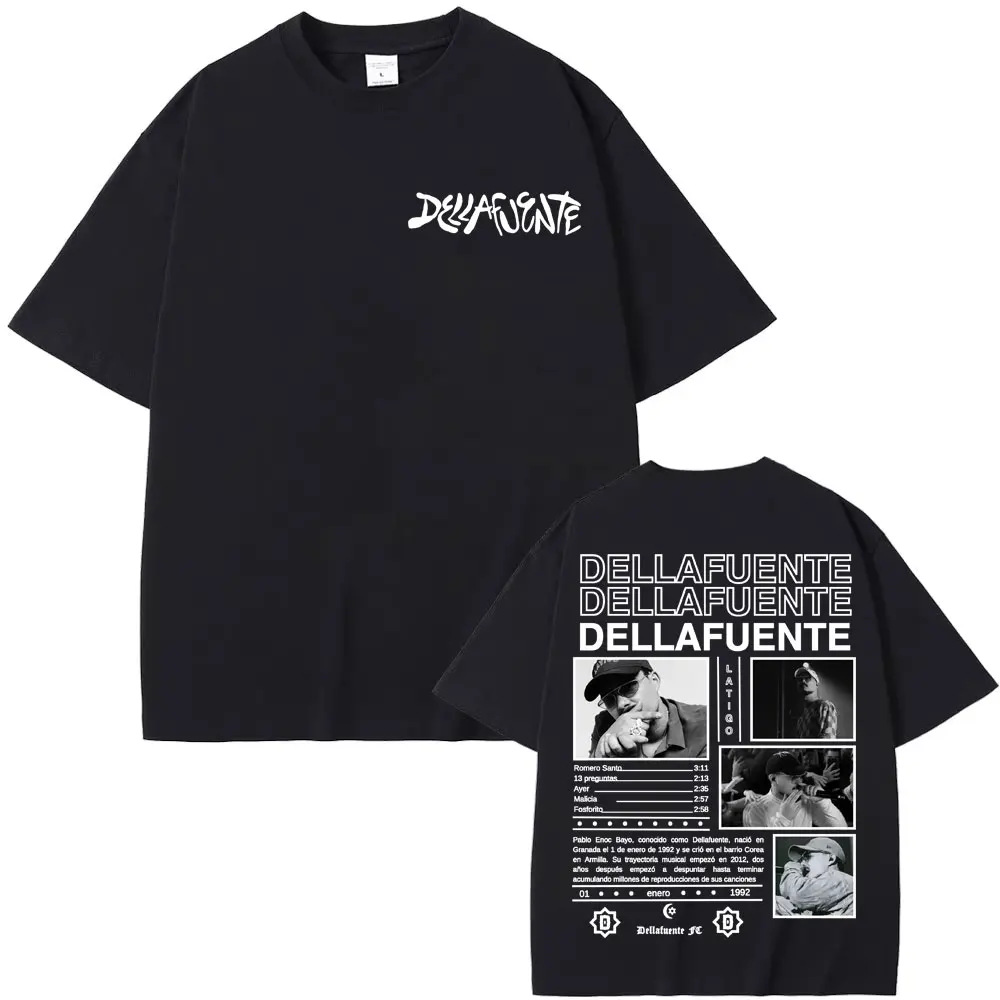 Summer Goth Clothing - Rapper Dellafuente อัลบั้มใหม่ 2025 ทัวร์เสื้อยืดผู้ชายผู้หญิง Harajuku