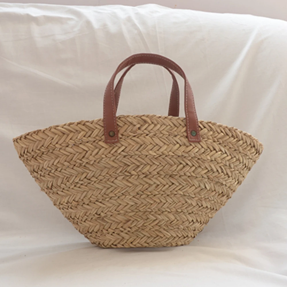 Beach Bag Straw - โบฮีเมียนฟางหวายกระเป๋าผู้หญิงออกแบบกระเป๋าเดินทางตะกร้ากระเป๋าถือและกระเป๋าสตางค์ชายหาดกระเป๋าสะพาย Tote กระเป๋านักช้อป