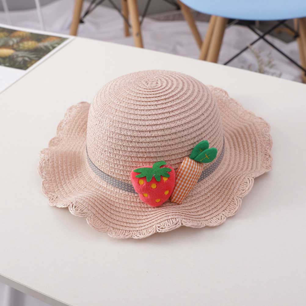 ชุดหมวกปีกกว้างกันแดดสำหรับเด็ - Beach Bag Straw บทวิจารณ์และราคา