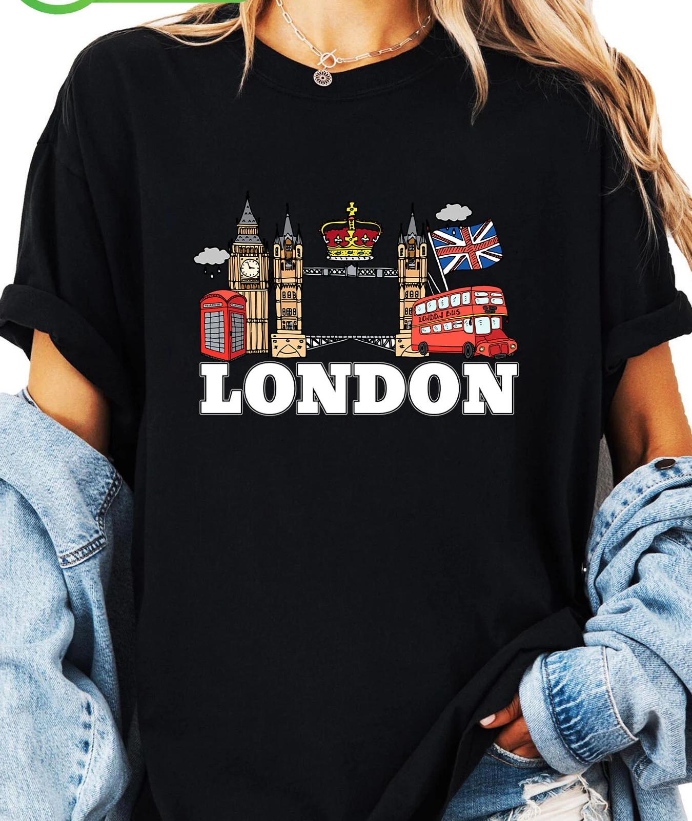 เสื้อยืดผู้หญิงพิมพ์ลายตัวอักษ - Summer Clothing London บทวิจารณ์และราคา