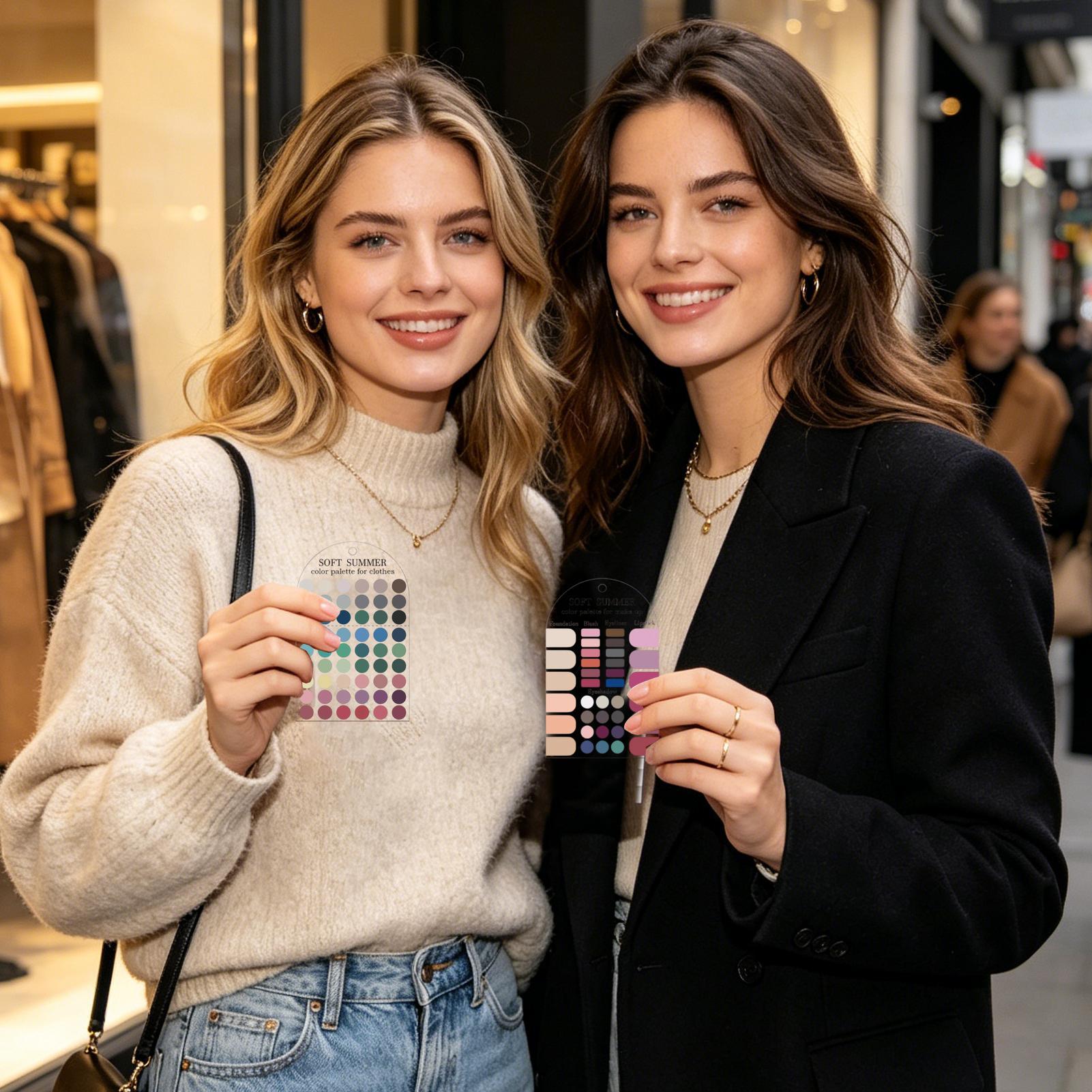 แผ่นสีอะคริลิก 2 ชิ้น สำหรับฤด - Summer Clothing Color Palette บทวิจารณ์และราคา
