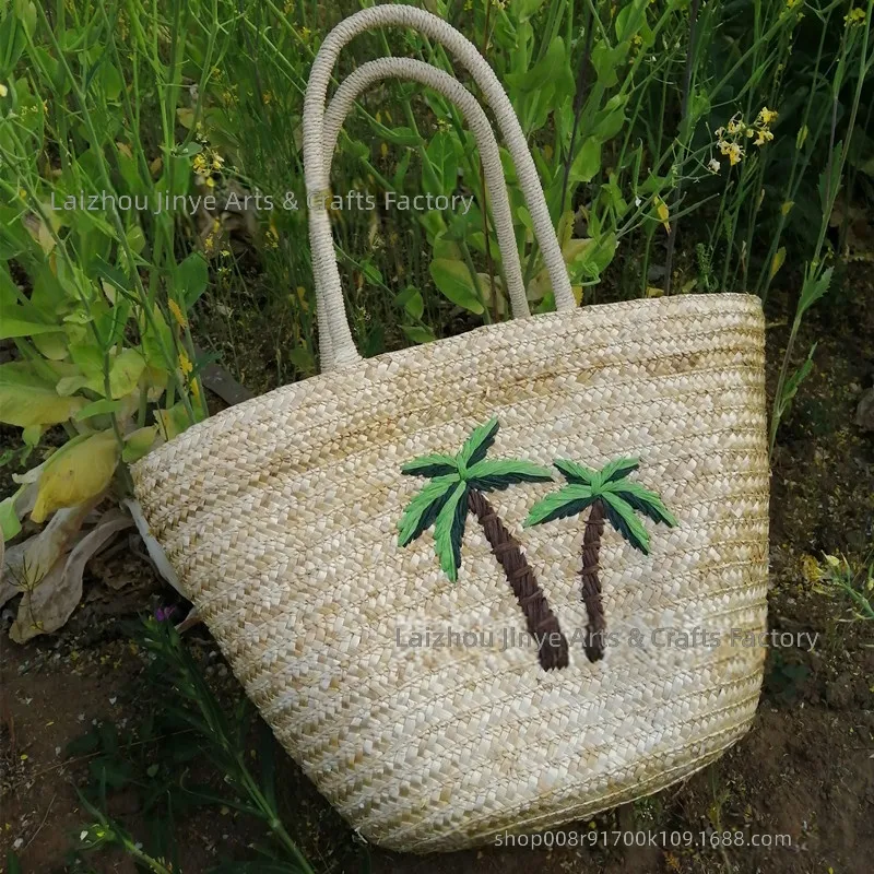 กระเป๋าถือสานจากฟางข้าวสาลีปัก - Beach Bag Straw บทวิจารณ์และราคา