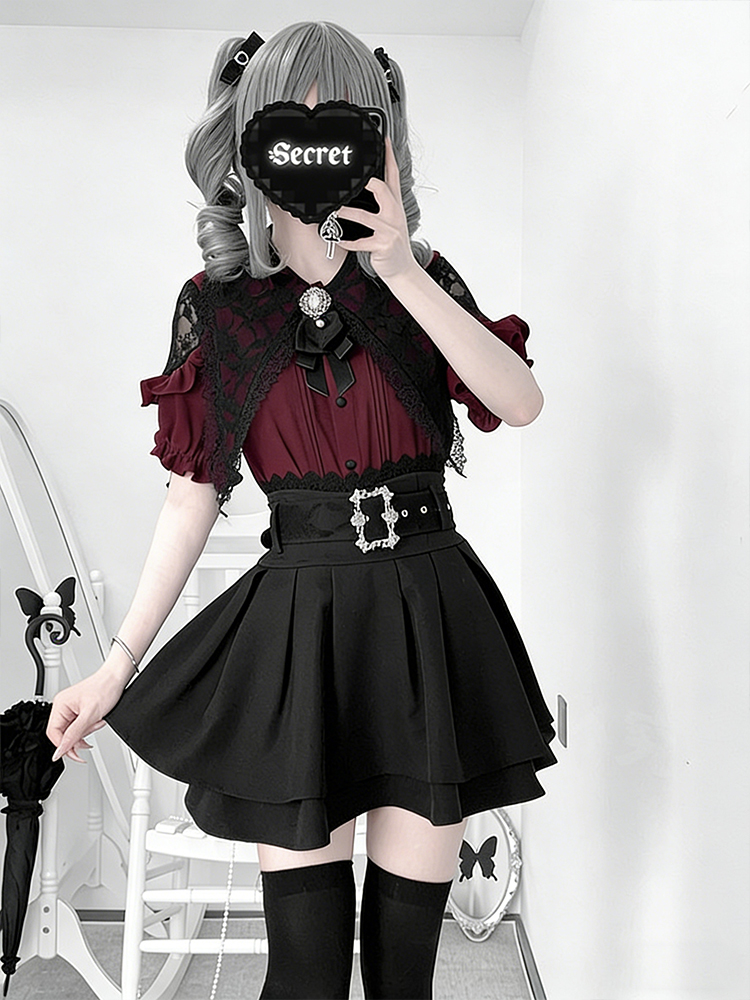 เสื้อเปิดไหล่สไตล์โกธิคและกระโ - Summer Goth Clothing บทวิจารณ์และราคา