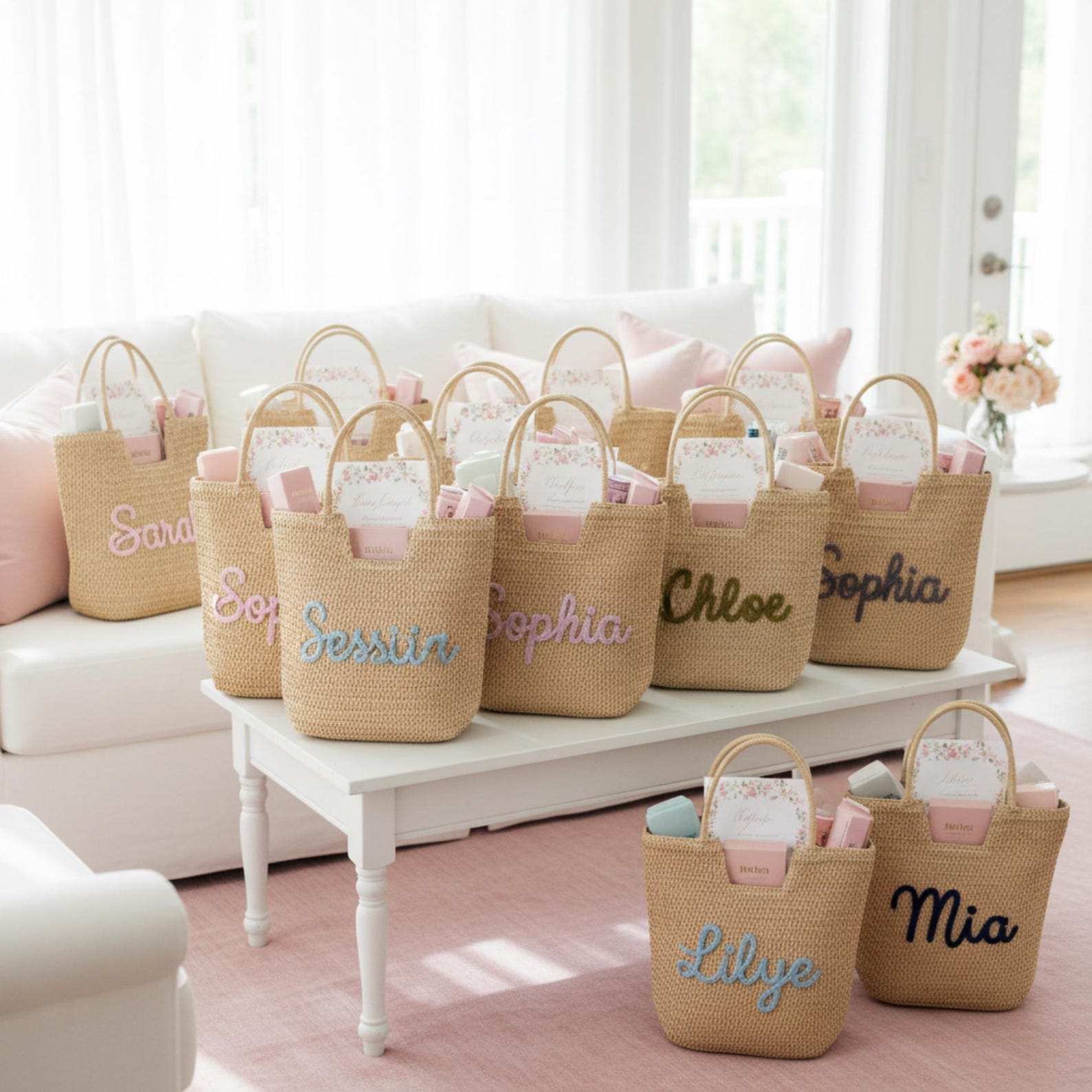 กระเป๋าโท้ทแบบกำหนดเองส่วนบุคค - Beach Bag Straw บทวิจารณ์และราคา