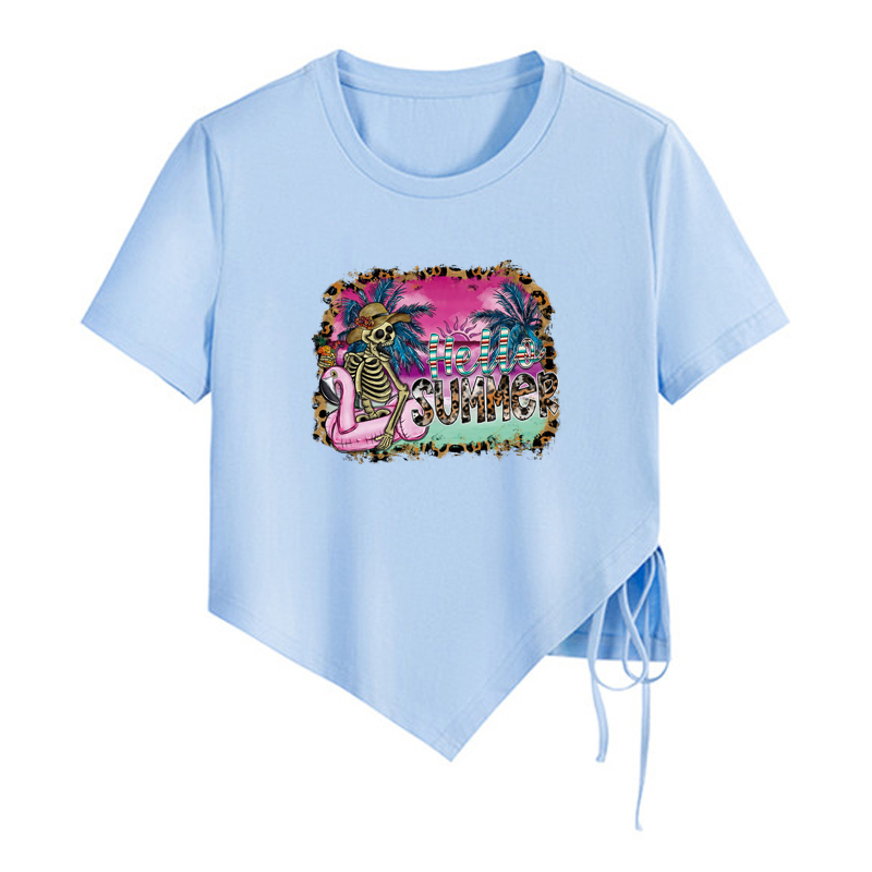 เสื้อยืดแบบรีดติดด้วยความร้อนส - Summer Clothing Vibes บทวิจารณ์และราคา