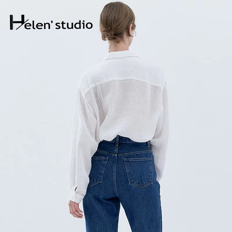 เสื้อเชิ้ตผู้หญิงผ้าลินิน 100% - Summer Clothing Pinterest บทวิจารณ์และราคา