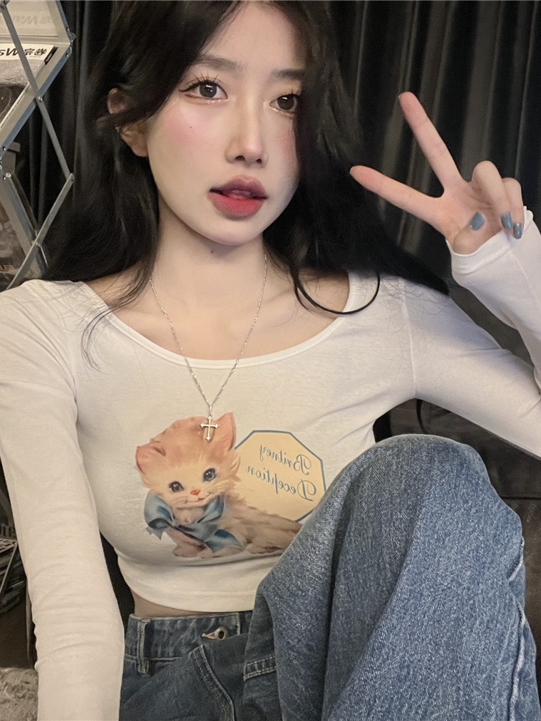 เสื้อครอปท็อป  เสื้อยืด  เสื้อ - Summer Clothing Vibes บทวิจารณ์และราคา