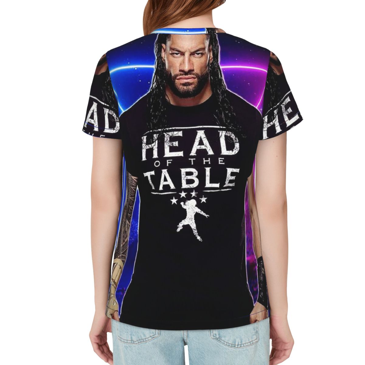 นักมวยปล้ำ โรแมน เรนส์ เสื้อยื - Summer Reign Clothing บทวิจารณ์และราคา