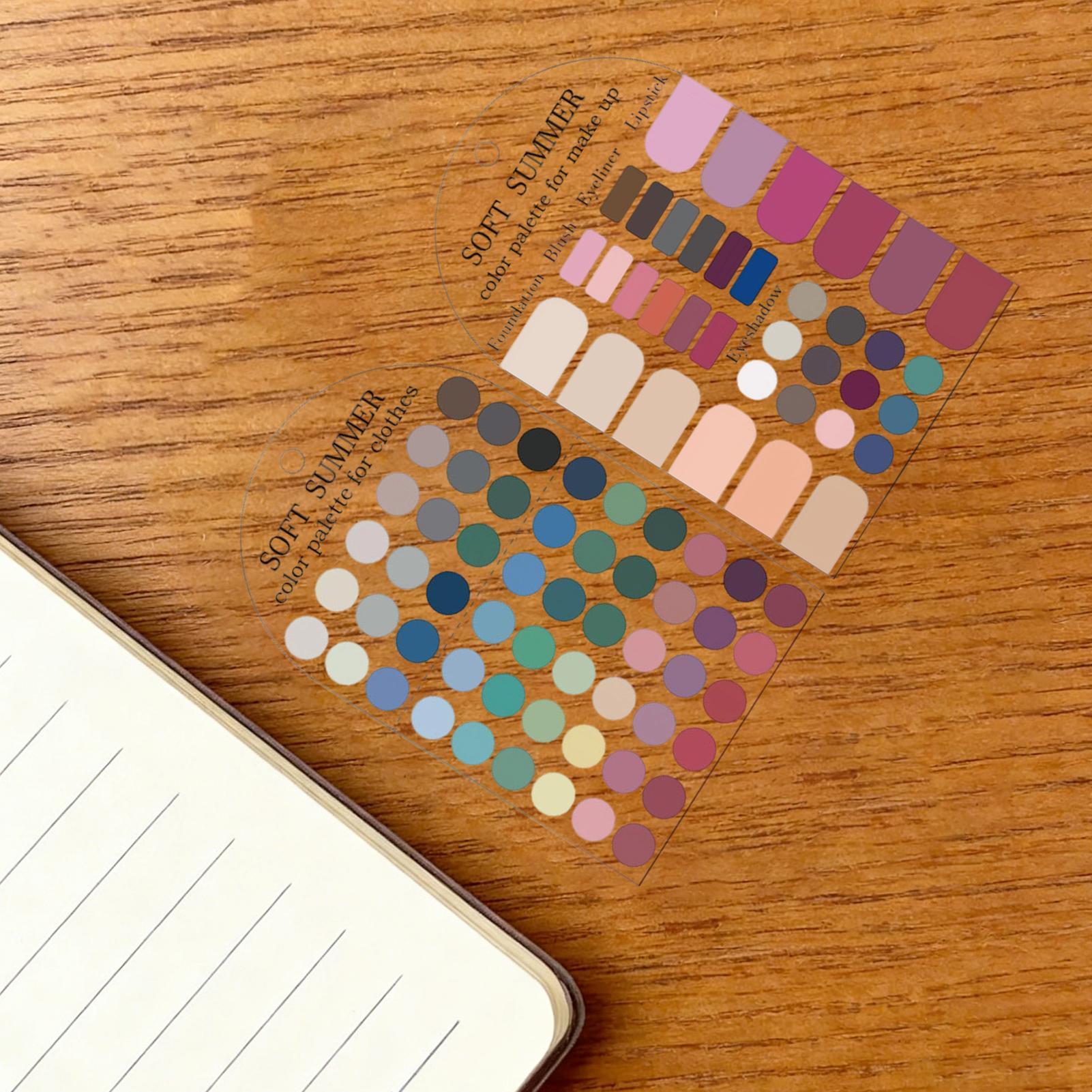 การ์ดสีโทนสีฤดูร้อนแบบอ่อน 2 ช - Summer Clothing Color Palette บทวิจารณ์และราคา