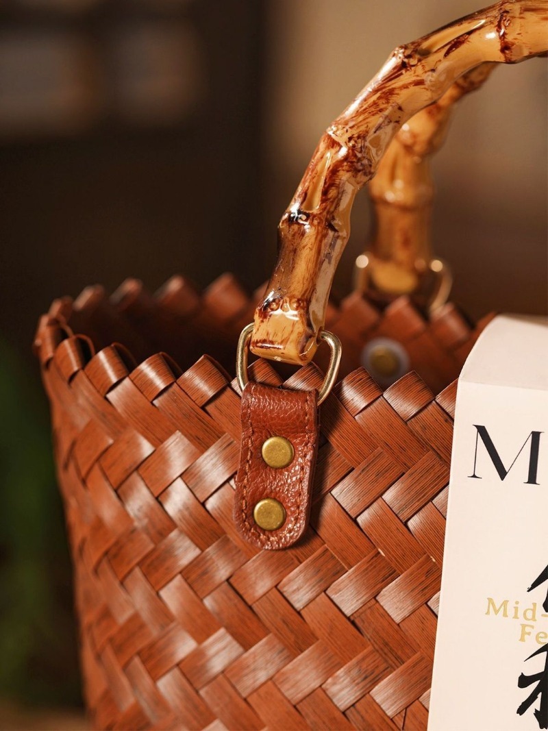 กระเป๋าถือทำมือล้วนๆ กระเป๋าเค - Beach Bag Straw บทวิจารณ์และราคา