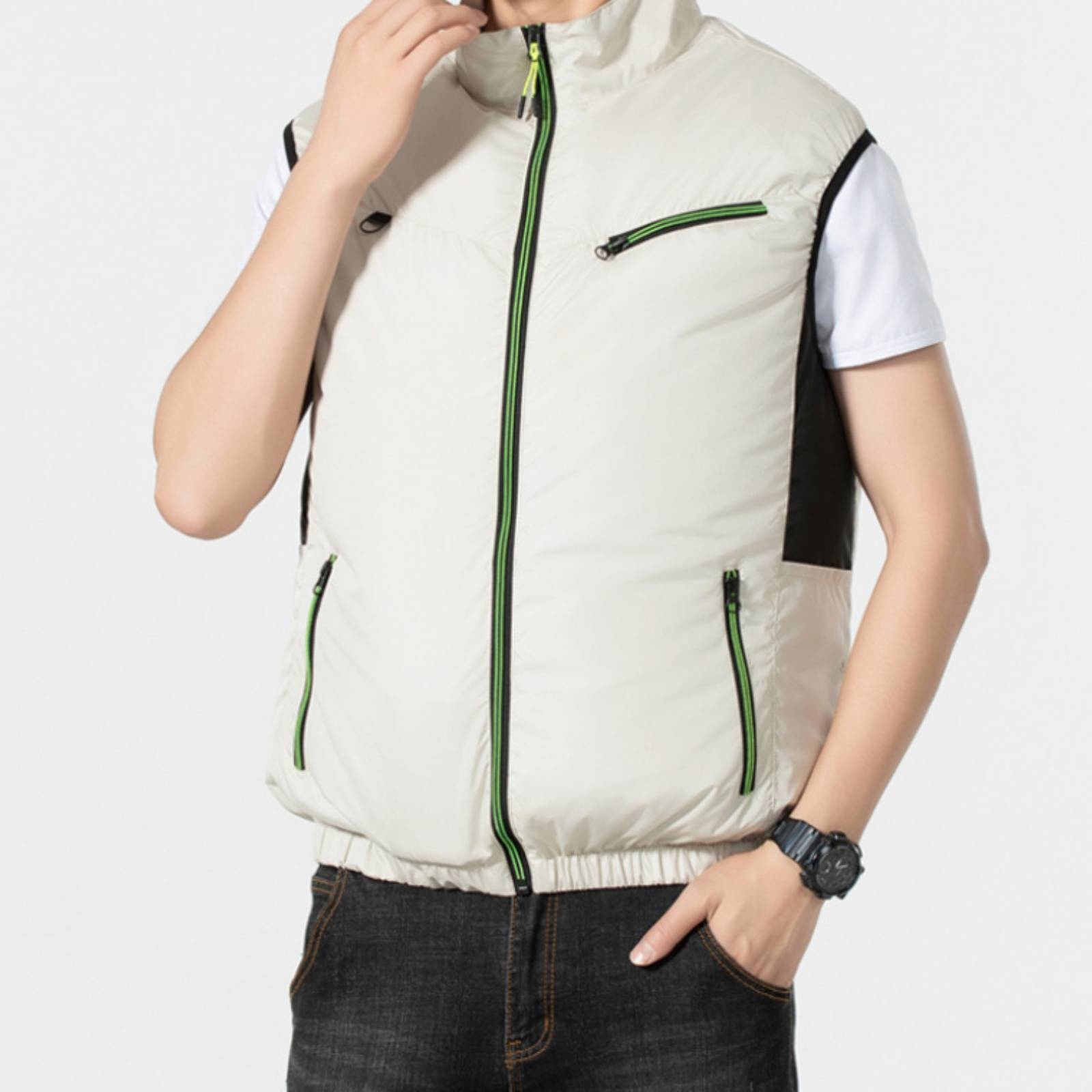 เสื้อกั๊กผู้ชายแบบไม่มีแขนพร้อ - Summer Clothing Wear บทวิจารณ์และราคา