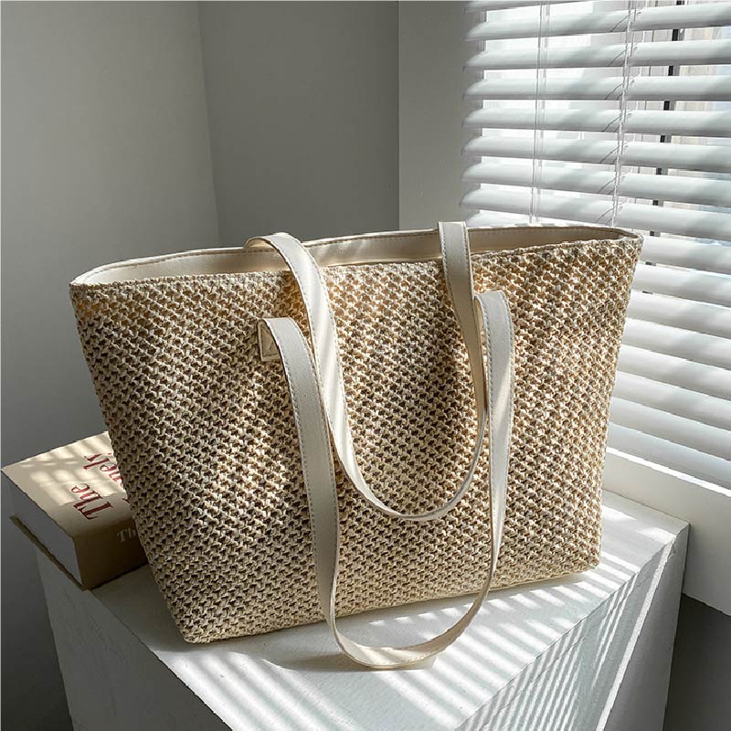 กระเป๋าถือสานสำหรับผู้หญิง ฤดู - Beach Bag Straw บทวิจารณ์และราคา