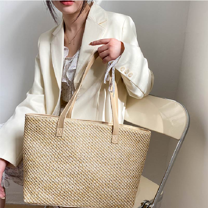 กระเป๋าถือสานสำหรับผู้หญิง ฤดู - Beach Bag Straw บทวิจารณ์และราคา