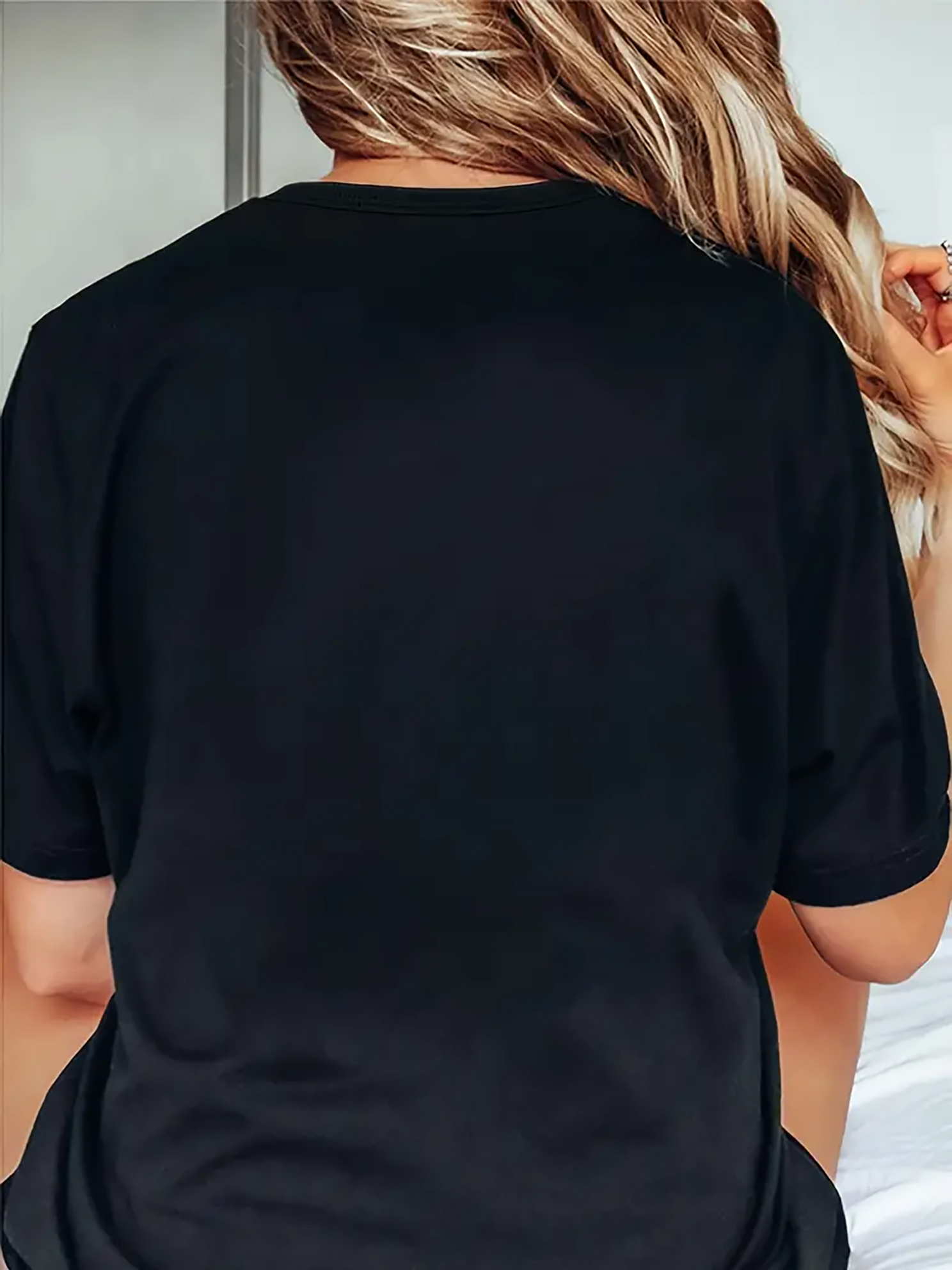 เสื้อยืดคอกลมลําลองสตรีเรขาคณิ - Summer Clothing Color Palette บทวิจารณ์และราคา