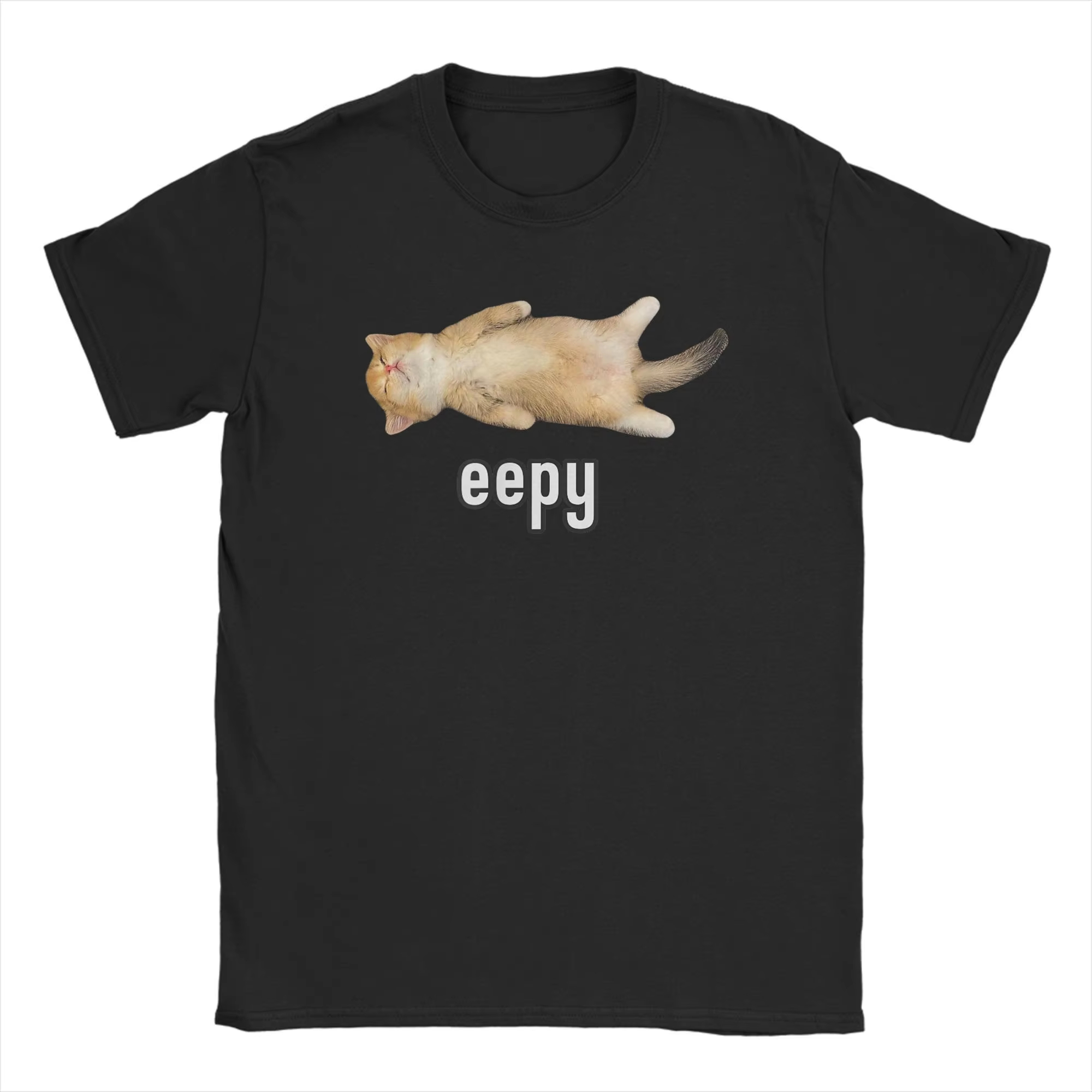 เสื้อยืดผู้ชาย Eepy Cat Sleepy - Summer Clothing Gif บทวิจารณ์และราคา