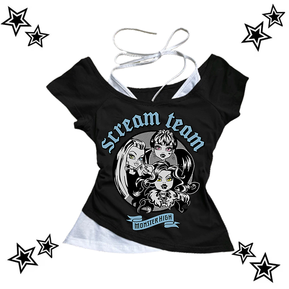ความงามPunk Fairy Tee Kawaiiเด - Summer Clothing Newborn บทวิจารณ์และราคา