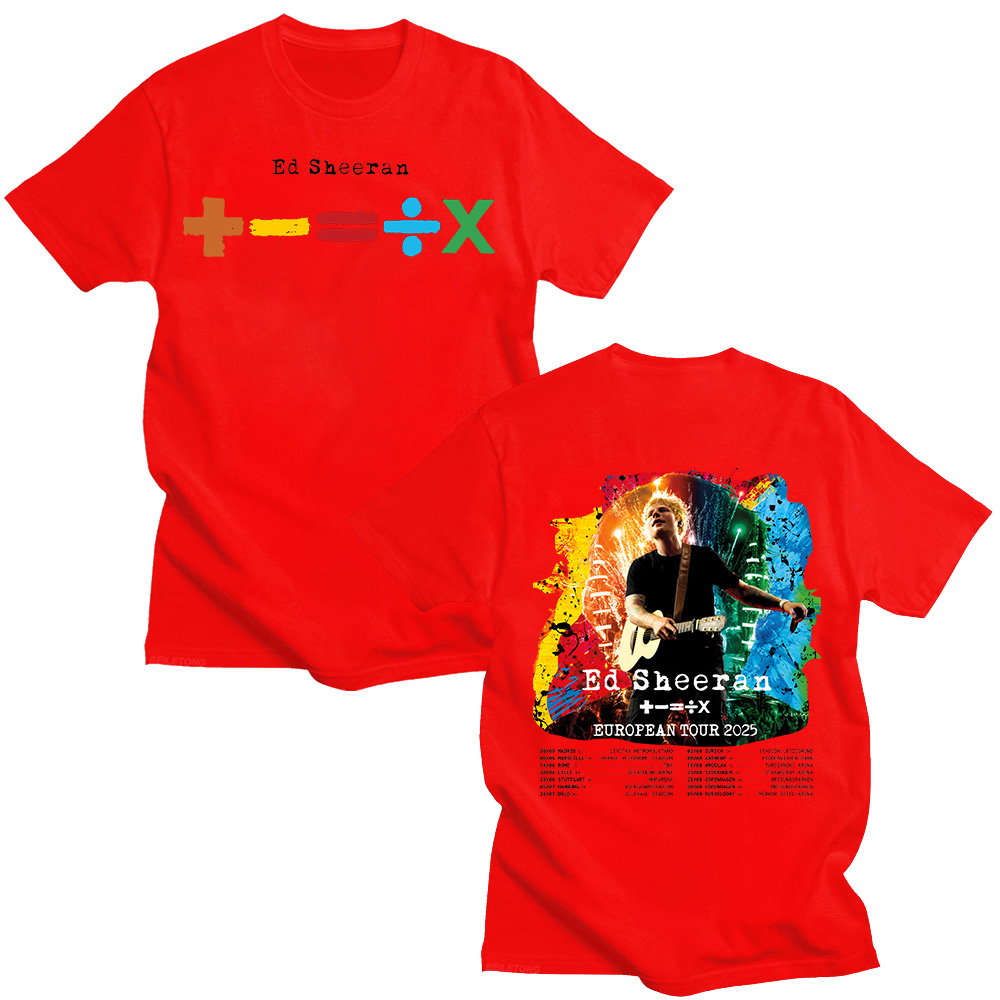 Ed Sheeran ยุโรปทัวร์ 2025 เสื - Summer Clothing Gif บทวิจารณ์และราคา