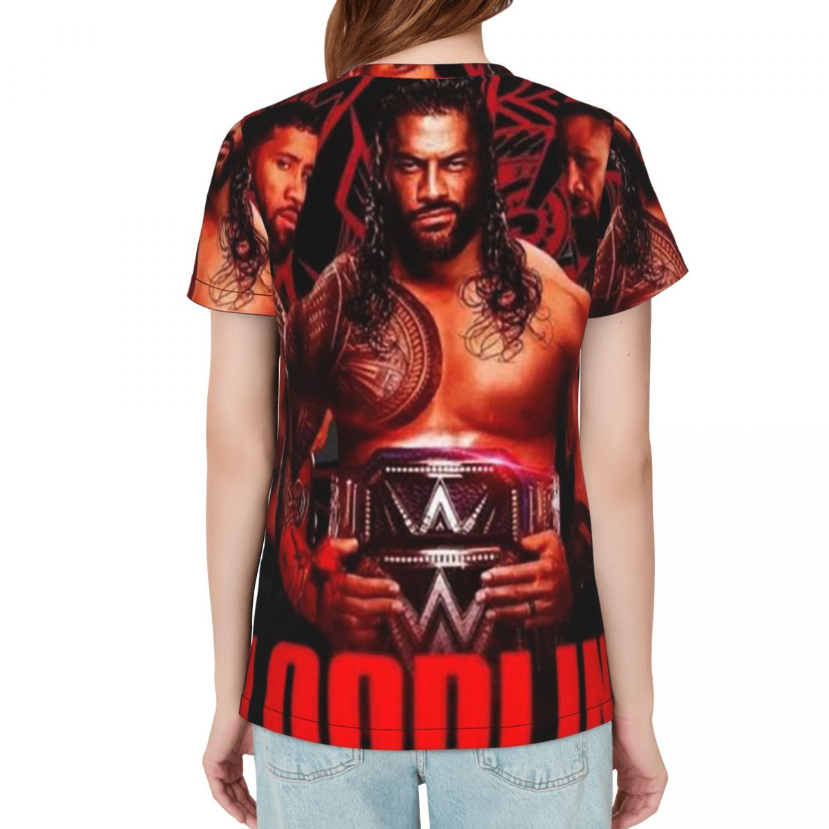 นักมวยปล้ำ โรแมน เรนส์ เสื้อยื - Summer Reign Clothing บทวิจารณ์และราคา